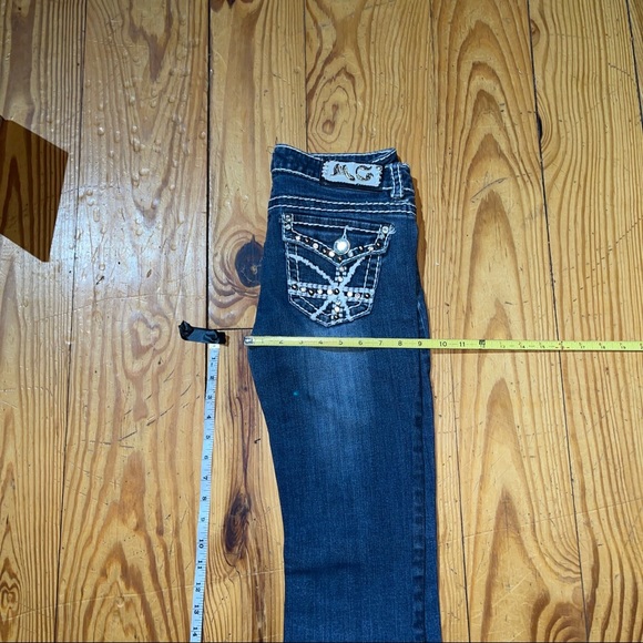 Miss Chic USA Jeans Size 5 Bedazzled gems - Picture 5 of 6